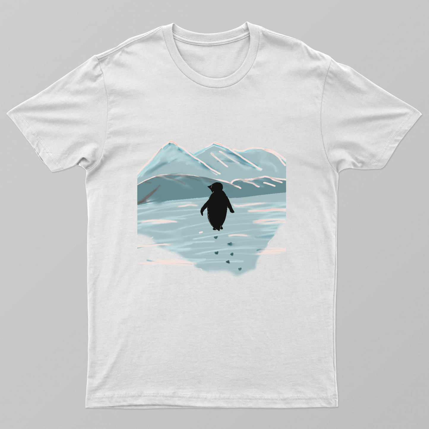 Viral Penguin design Tee by Hemapriya P