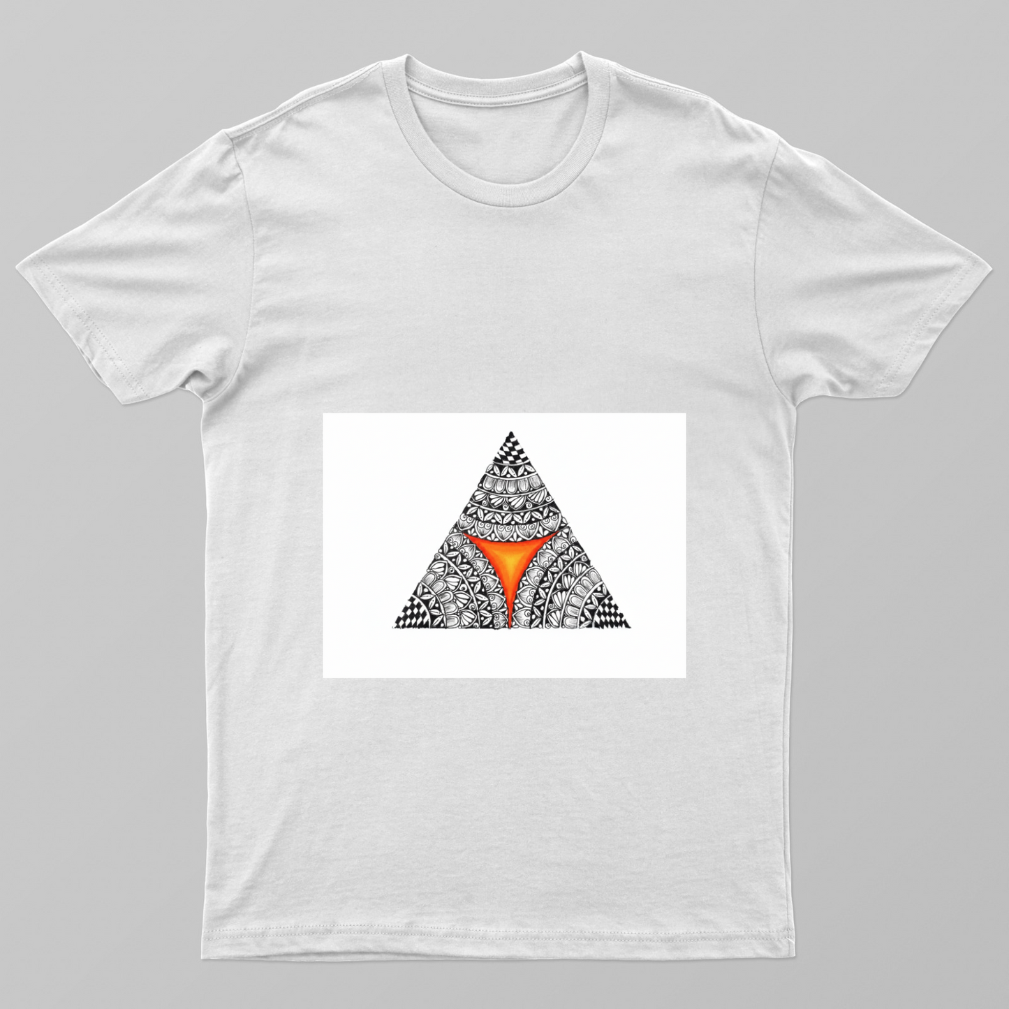 Mandala traingle Tee by Neha Jain