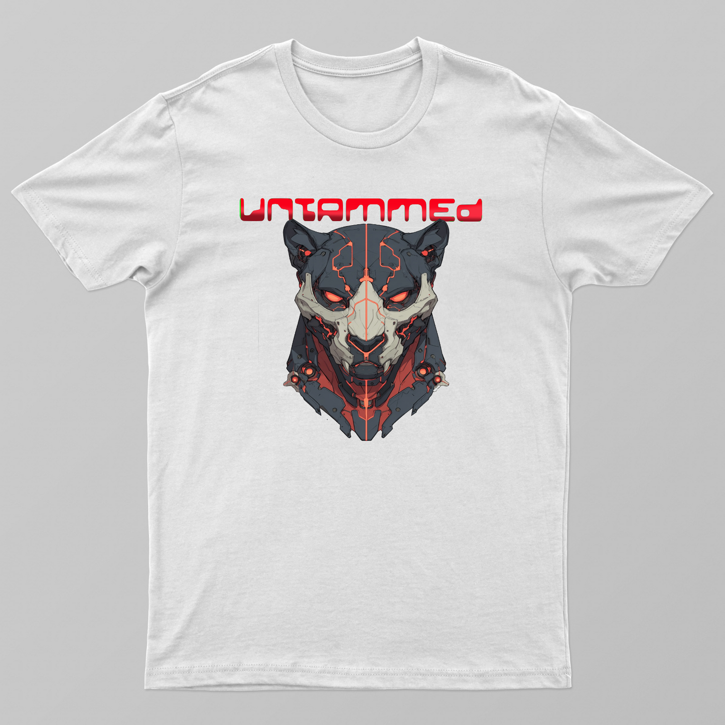 UNTAMMED - Mech Cat Premium T-shirt Unisex T-shirt by @Sharathdraws