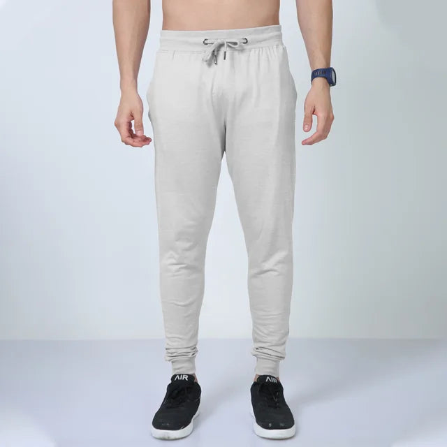 Grey Melange Joggers || Essentials