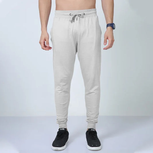 Grey Melange Joggers || Essentials