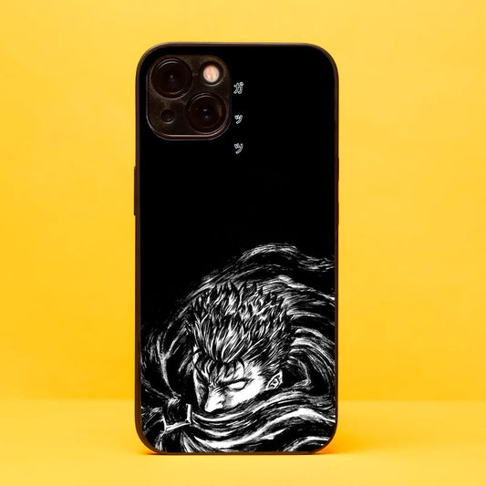 Guts Angry Berserk Glass Phone Case Cover