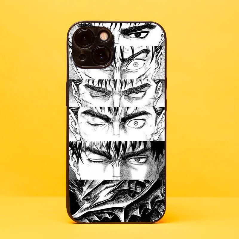Iphone Berserk Guts Eyes Glass Phone Case Cover