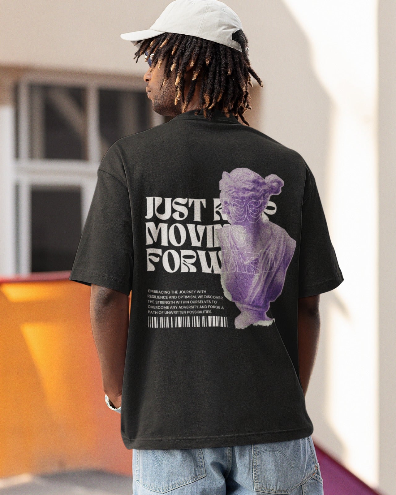 Move Forward Oversized Unisex T-shirt