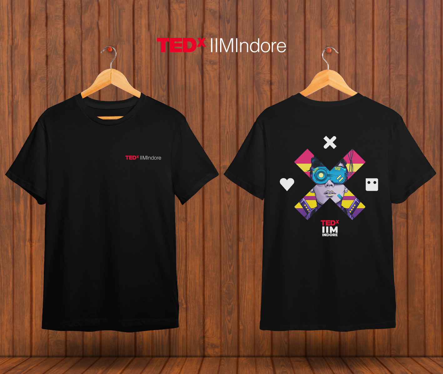 Official TEDxIIMIndore 2023 Black Tee