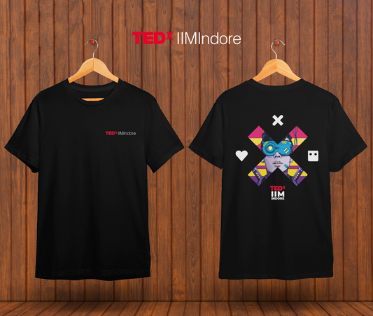 Official TEDxIIMIndore 2023 Black Tee