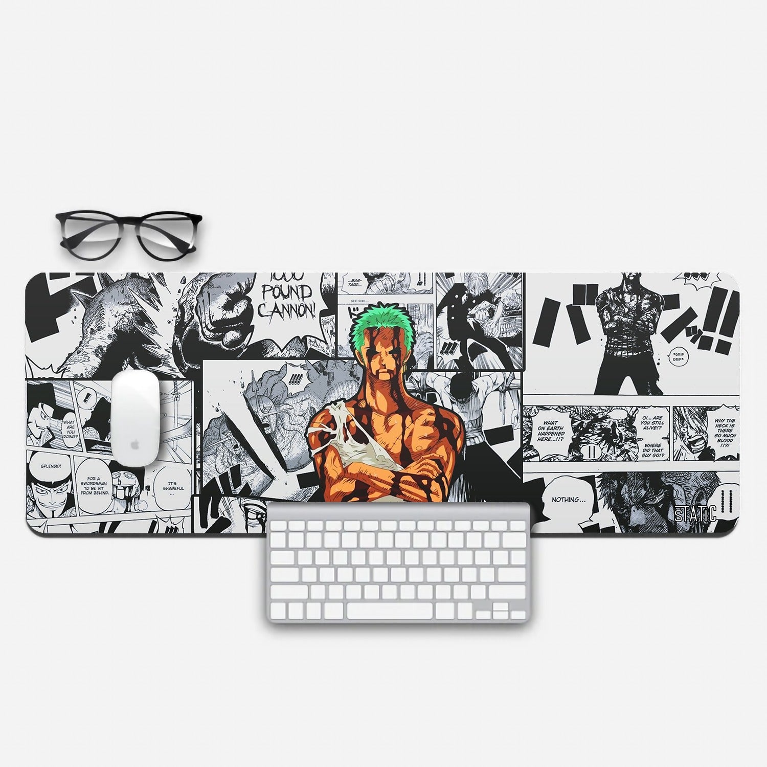 One Piece Gang Manga Collage Mouse Pad Gaming Mouse Pad – Anime