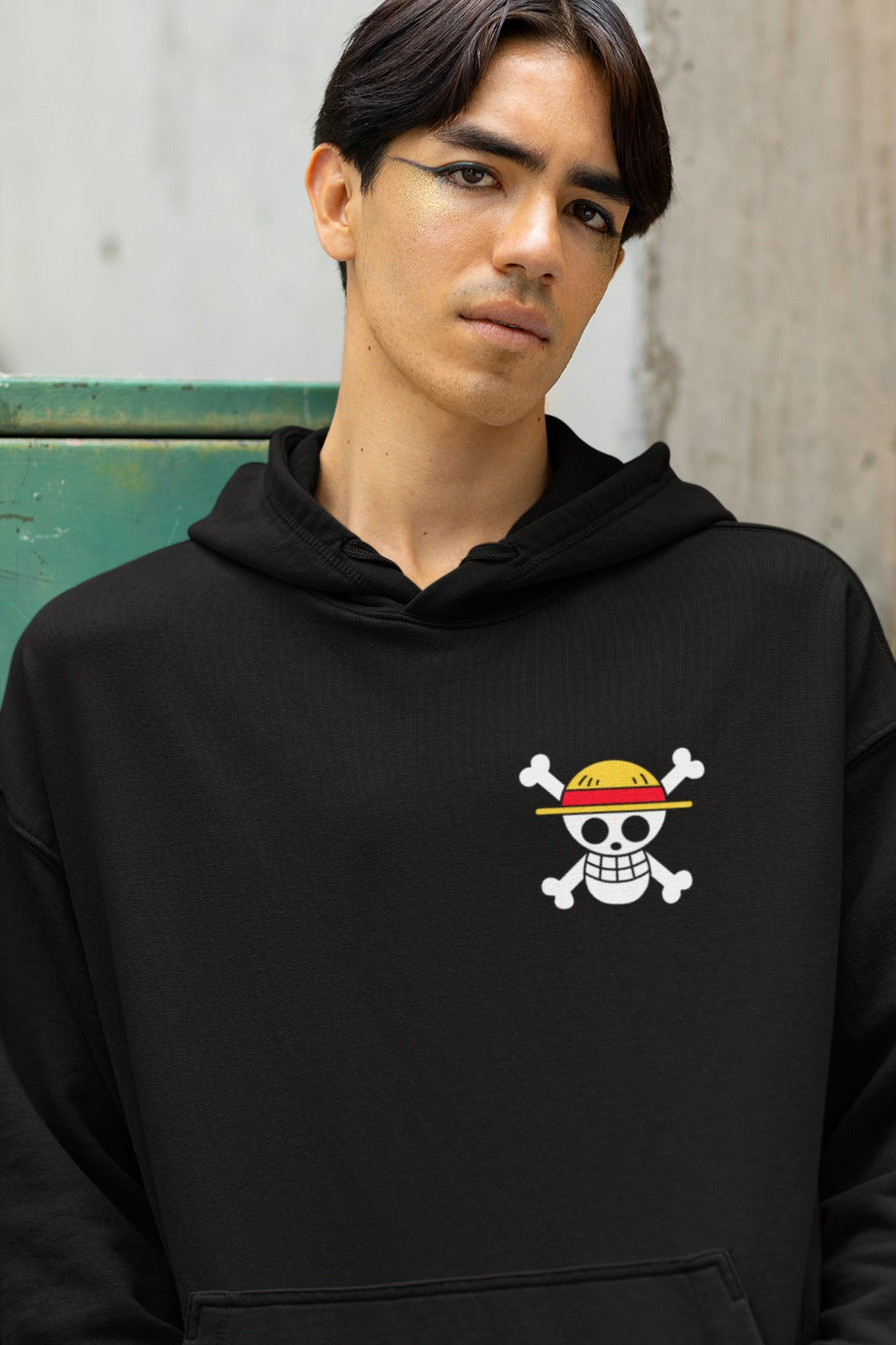 StrawHats Jolly Roger Oversized Hoodie