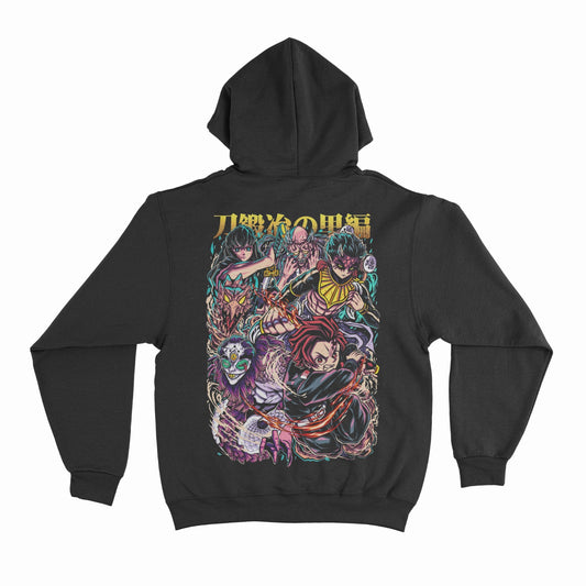 Tanjiro vs Swordsmith village Demons Demon Slayer Hoodie