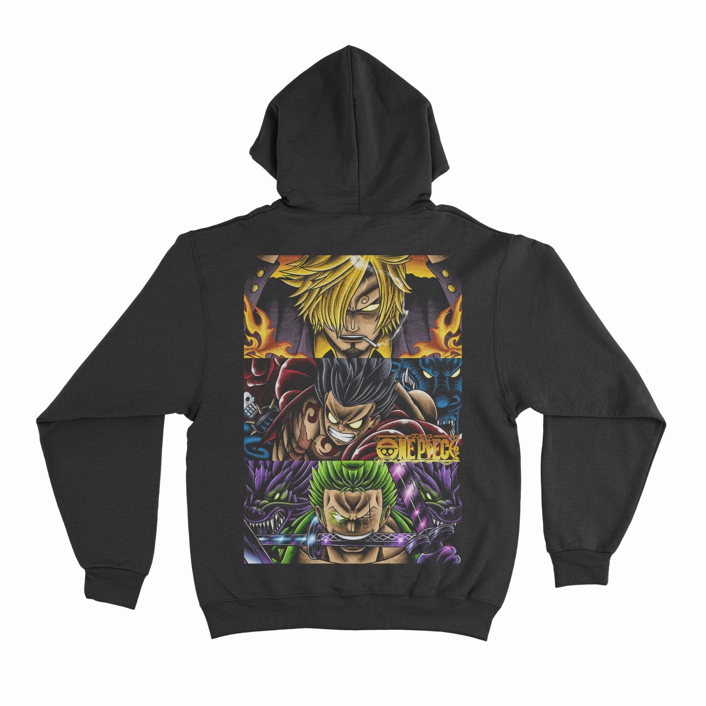 Monster trio Sanji Luffy Zoro Hoodie