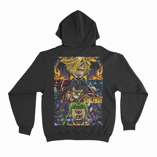 Monster trio Sanji Luffy Zoro Hoodie