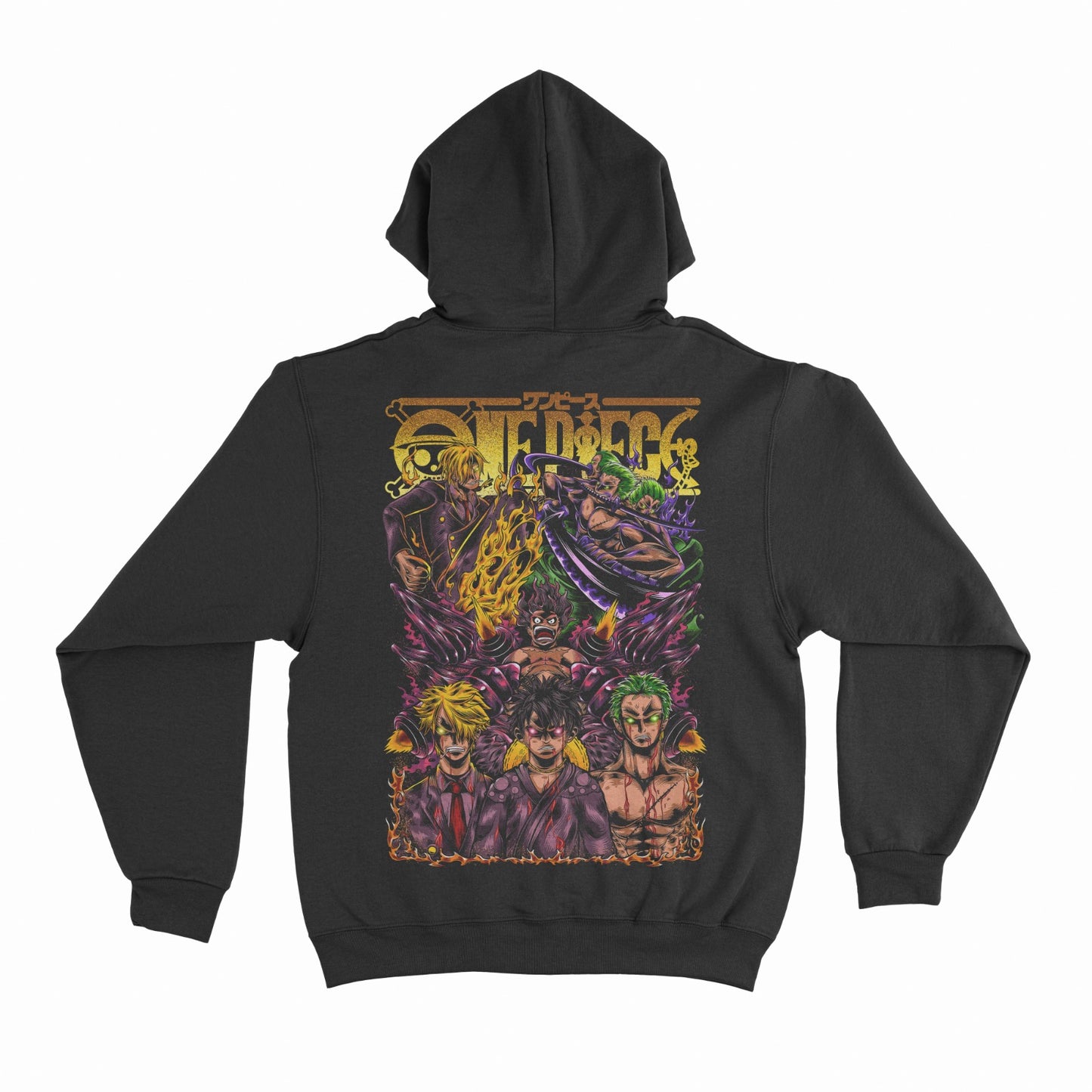 Monster Trio Rampage Sanji Luffy Zoro Hoodie
