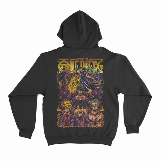 Monster Trio Rampage Sanji Luffy Zoro Hoodie
