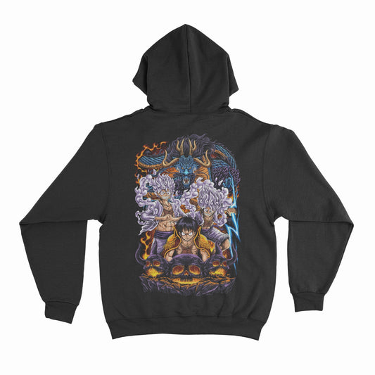 Gear fifth Nika Luffy vs kaidou Hoodie