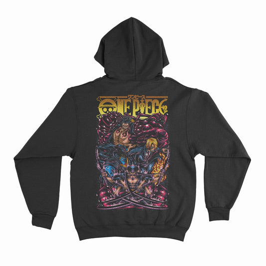 Monster trio Luffy Sanji Zoro Jimbei Hoodie