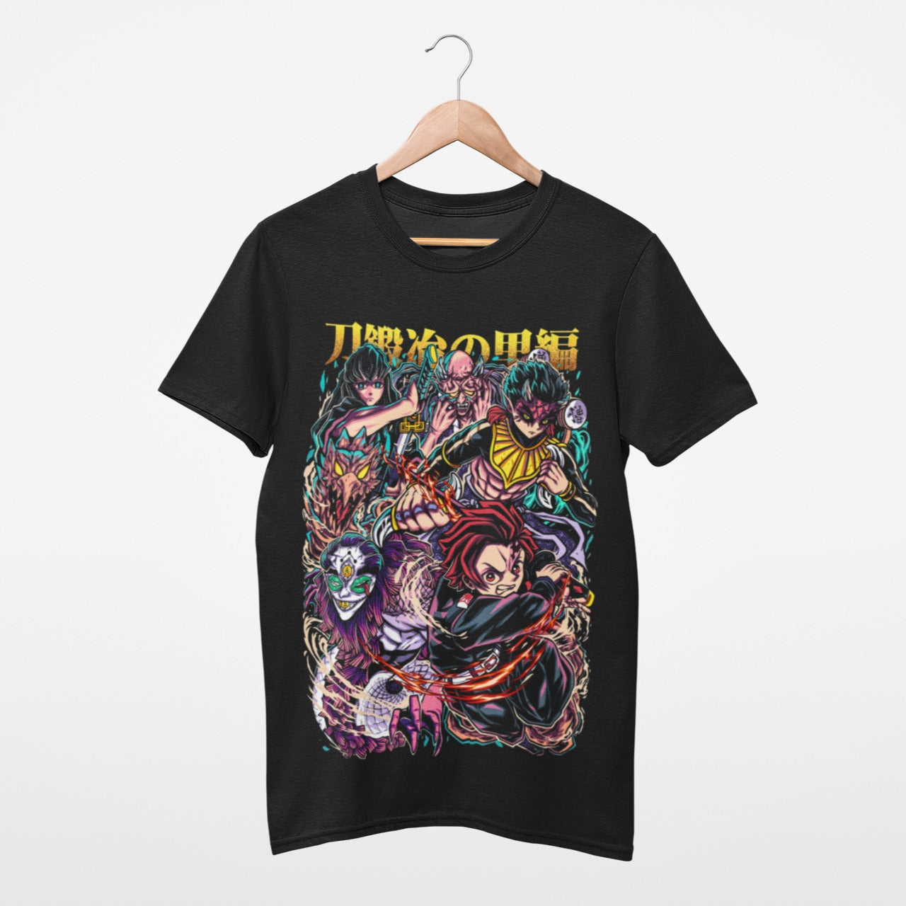 Tanjiro vs swordsmith village demons Demon Slayer T-shirt