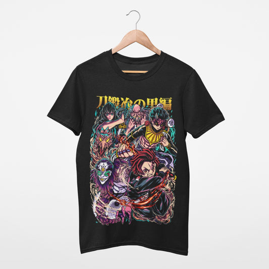 Tanjiro vs swordsmith village demons Demon Slayer T-shirt