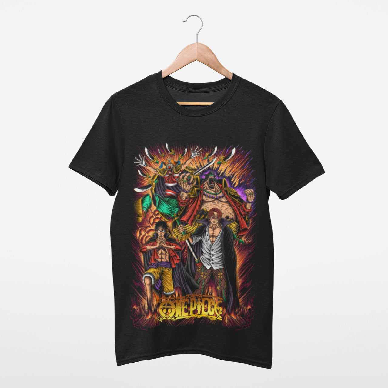 New Yonkou Luffy Buggy Blackbeard Shanks T-shirt