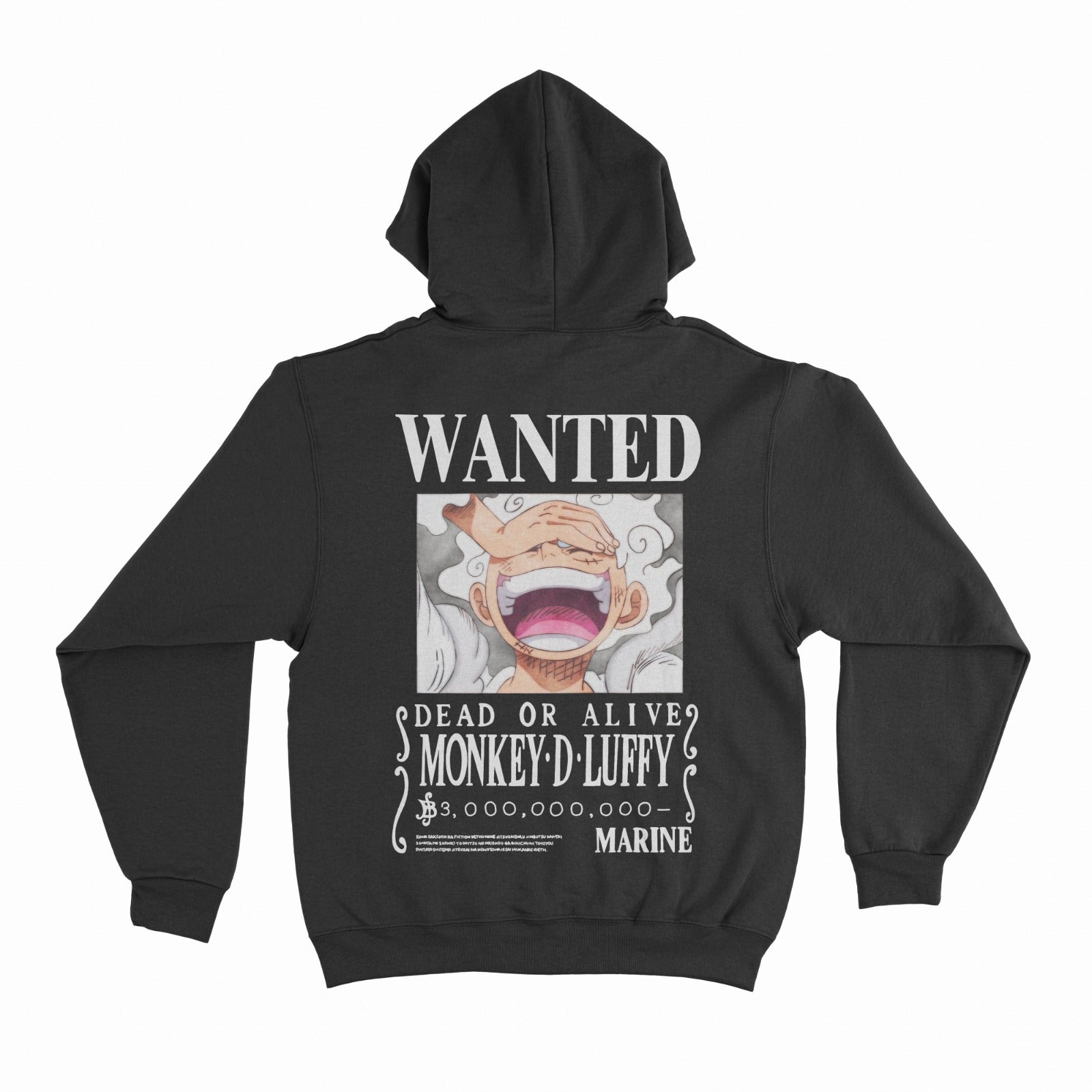one piece gear 5 hoodie Luffy Gear 5 Wanted Hoodie – The STATIC Store