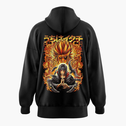 Fired Up Itachi Uchiha Oversized Hoodie