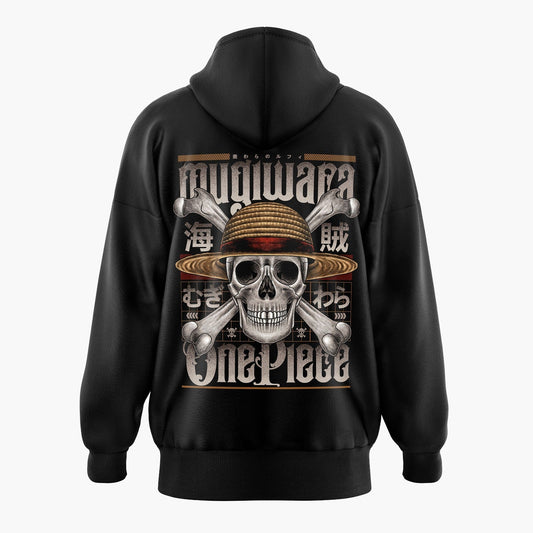 Mugiwara Strawhats Jolly Roger Symbol One Piece Oversized Hoodie
