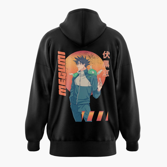 Orange Megumi Fushiguro Jujutsu Kaisen Oversized Hoodie
