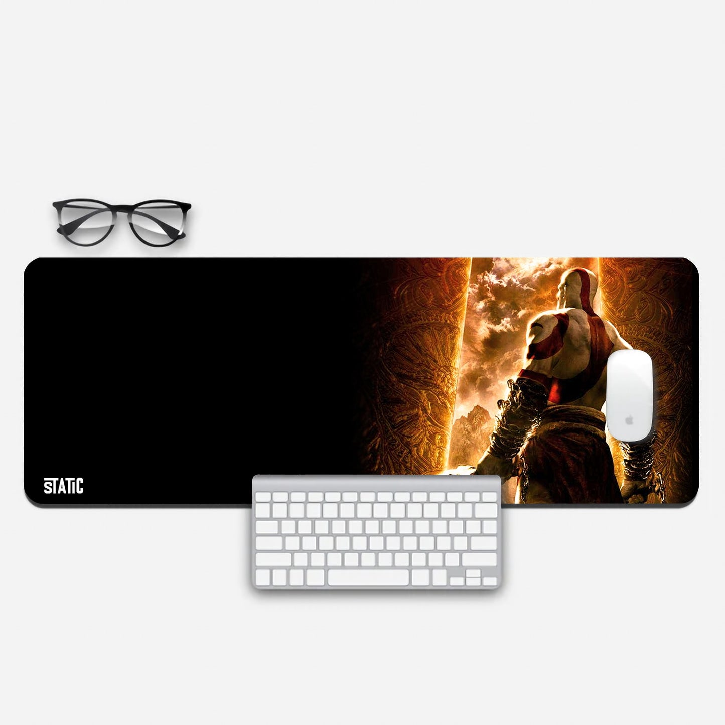 God of War Extended Mouse Pad Kratos waiting