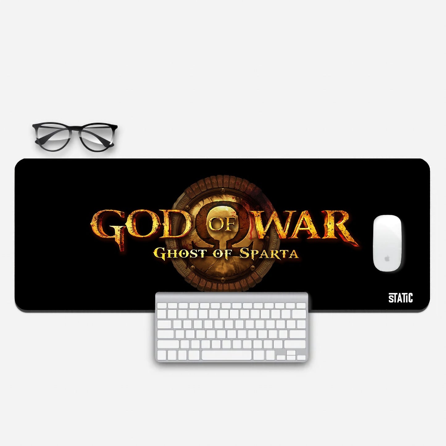 God of War Extended Mouse Pad Ghost of Sparta Title