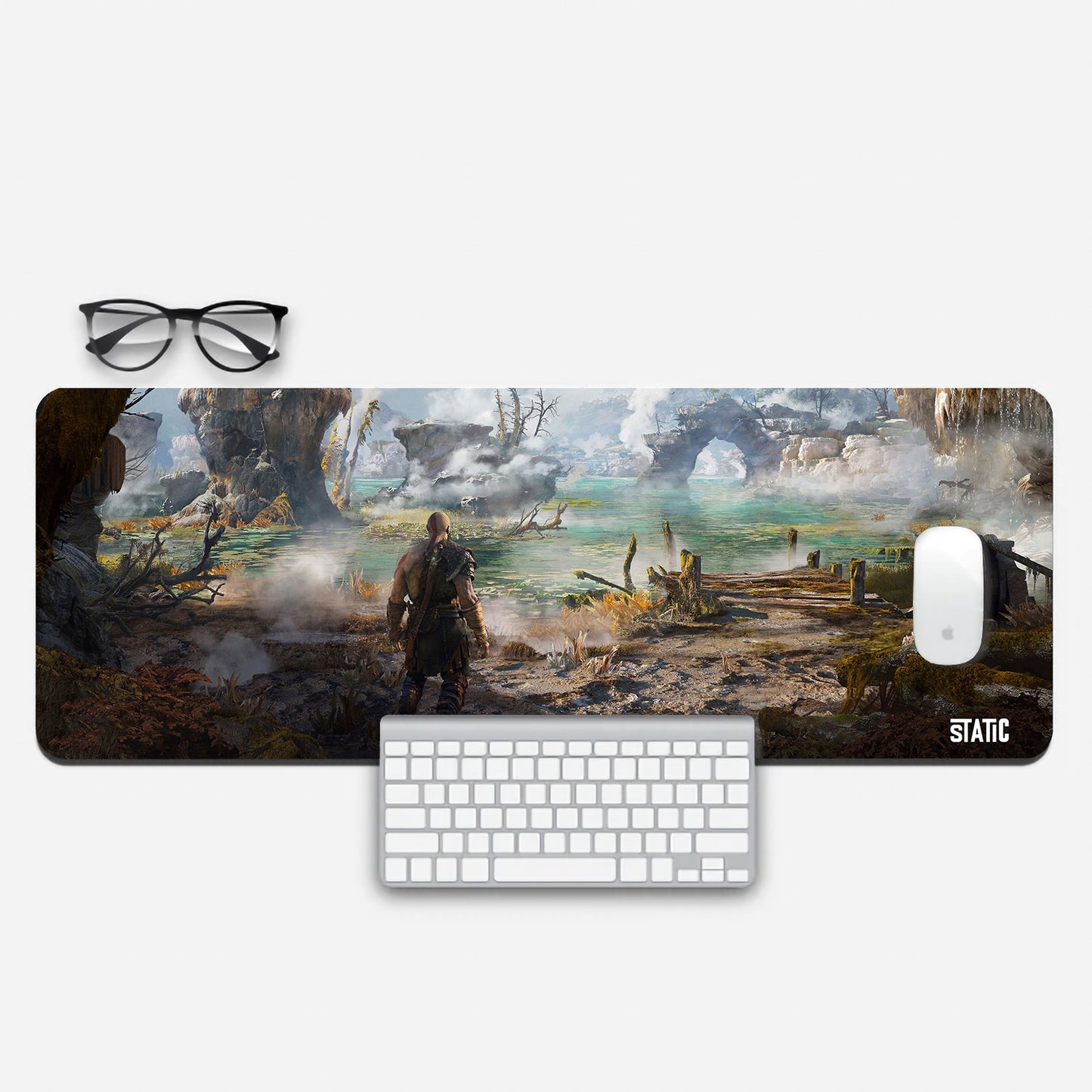 God of War Extended Mouse Pad Kratos Landscape