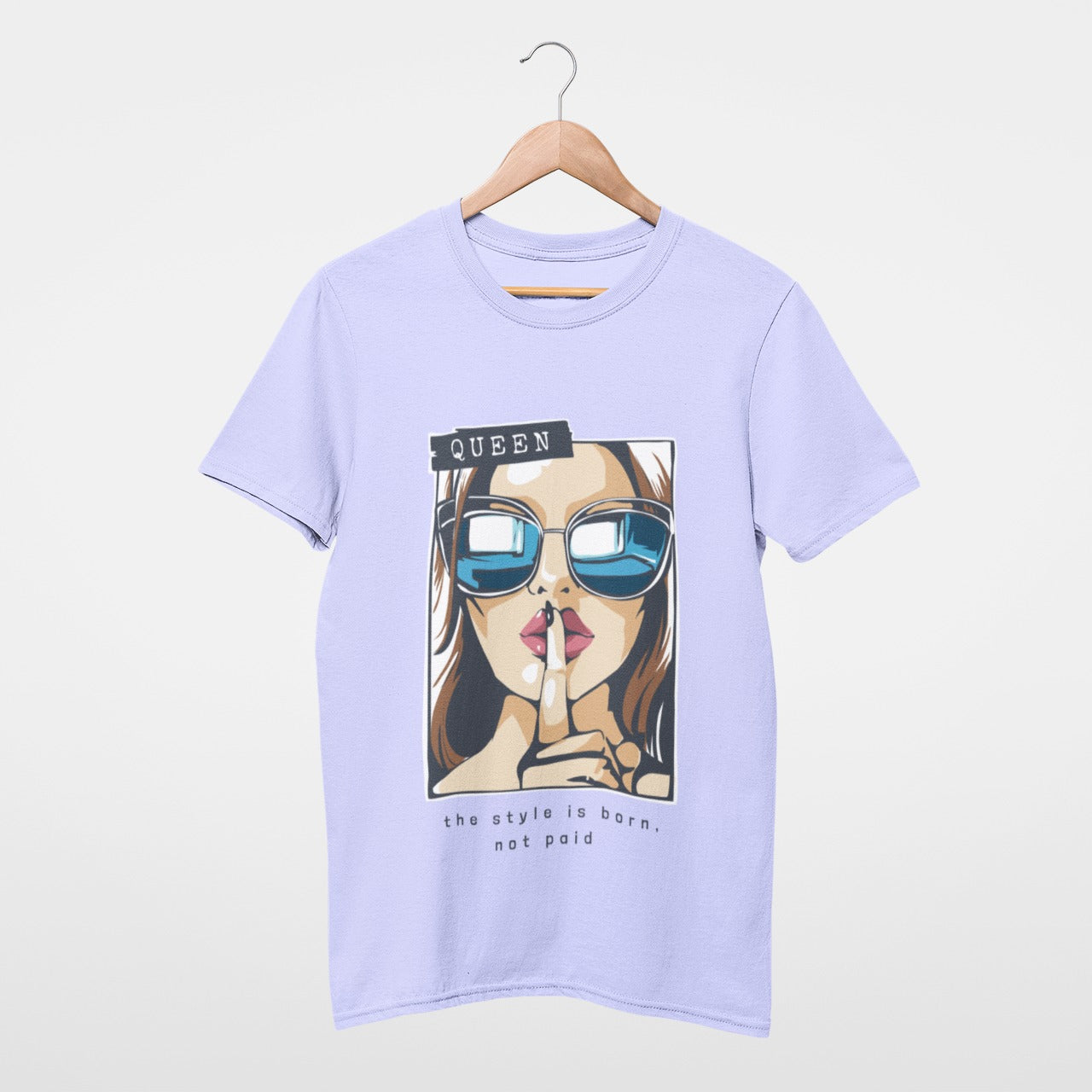 Queen style is born, not paid T-shirt