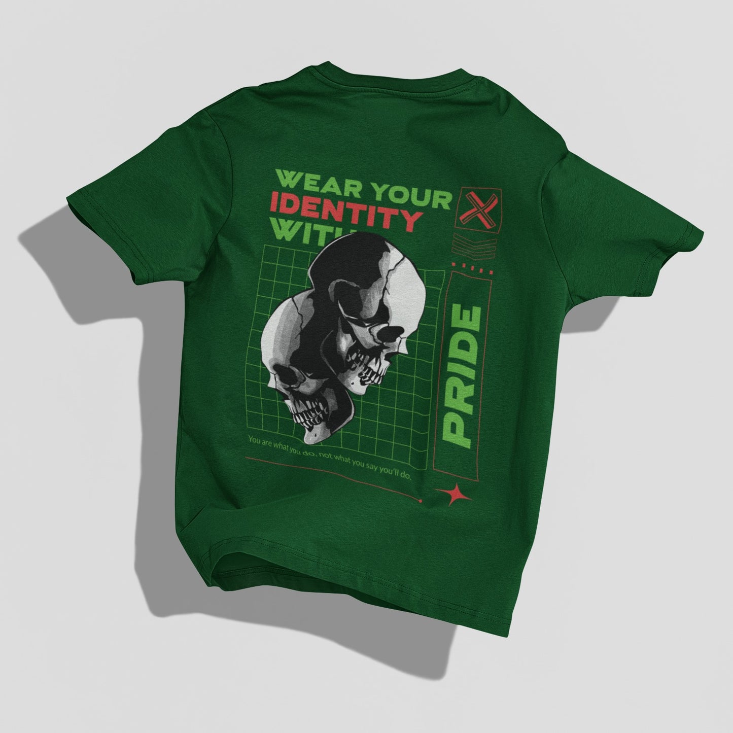 Graphic wear your identity with pride Oversized T-shirt