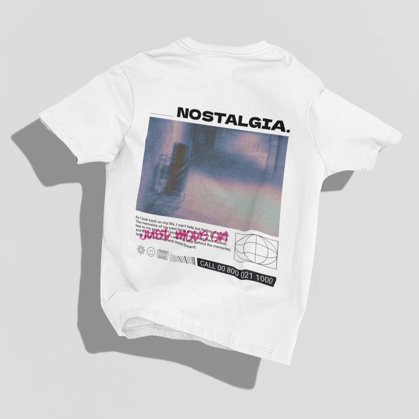 Graphic Nostalgia Oversized T-shirt