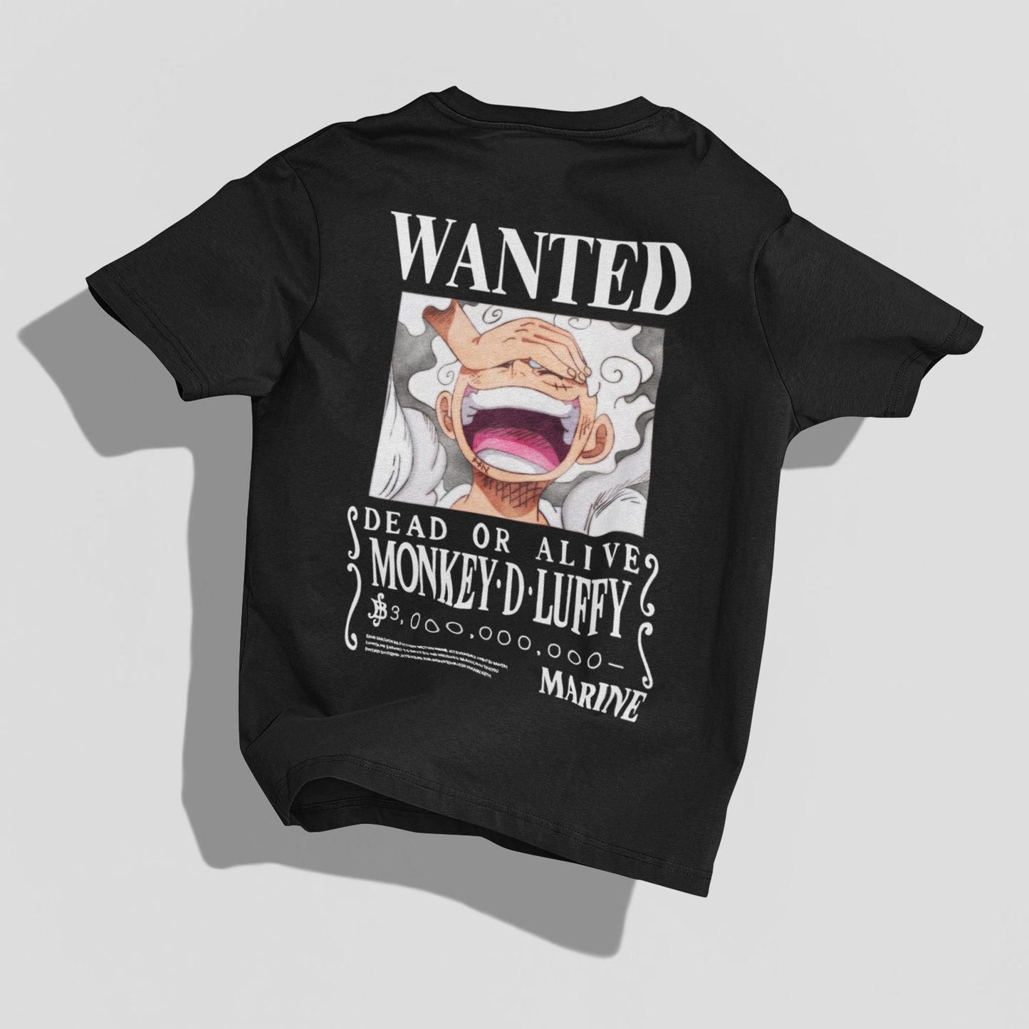 Gear 5 Luffy Wanted Oversized T-shirt
