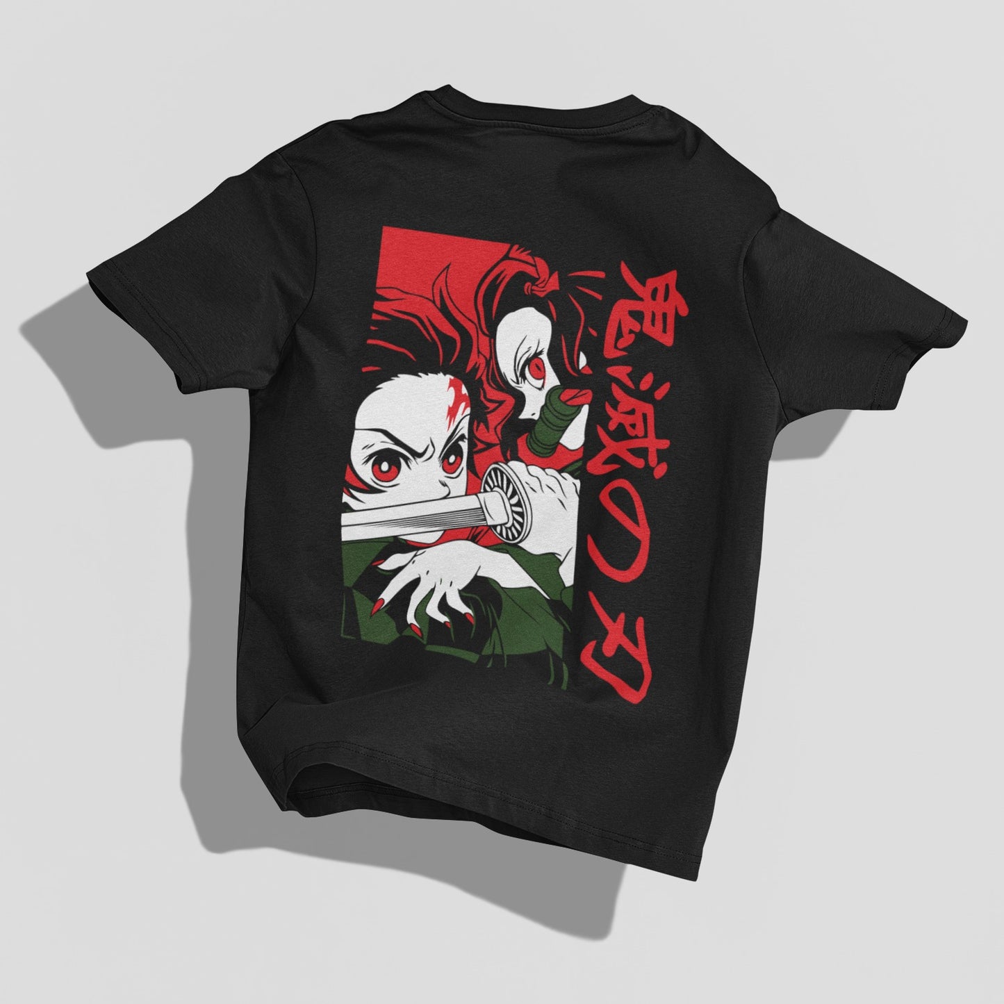 Tanjiro & Nezuko Demon Slayer Oversized T-shirt