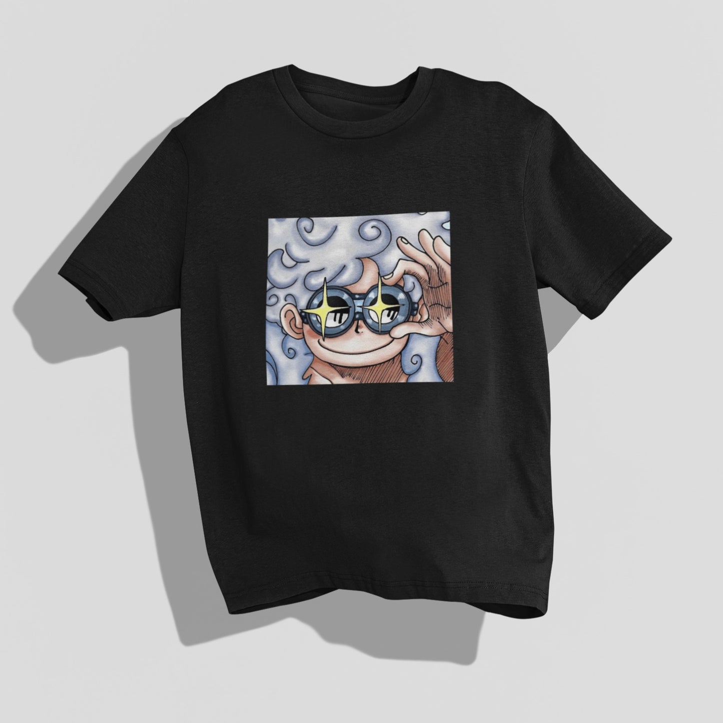 Unisex Premium Oversized Luffy Gear 5 Goggles T-shirt