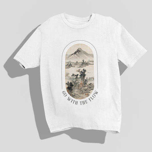 Go with the Flow Oversized Unisex T-shirt