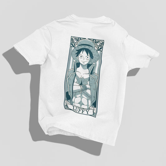 Unisex Premium Oversized Luffy Banner T-shirt