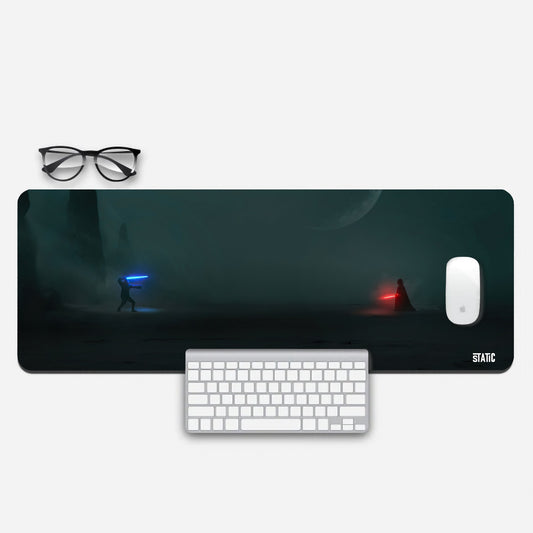 Darth Vader vs Obi-wan Star Wars Extended Mouse Pad