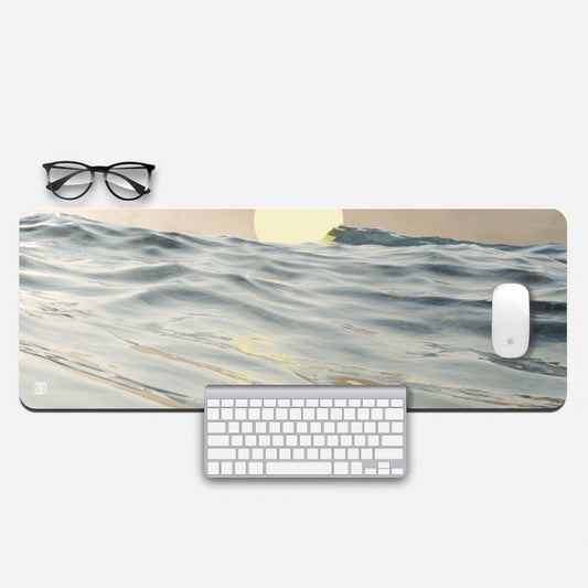 Calm digital waters Extended Mouse Pad from @devanshsaxena_infinity