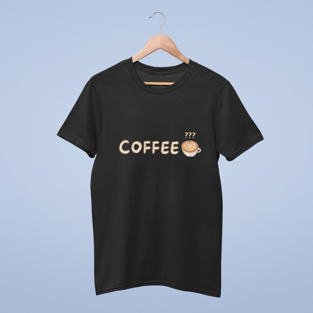 Confused coffee T-shirt from @Elysium_works7