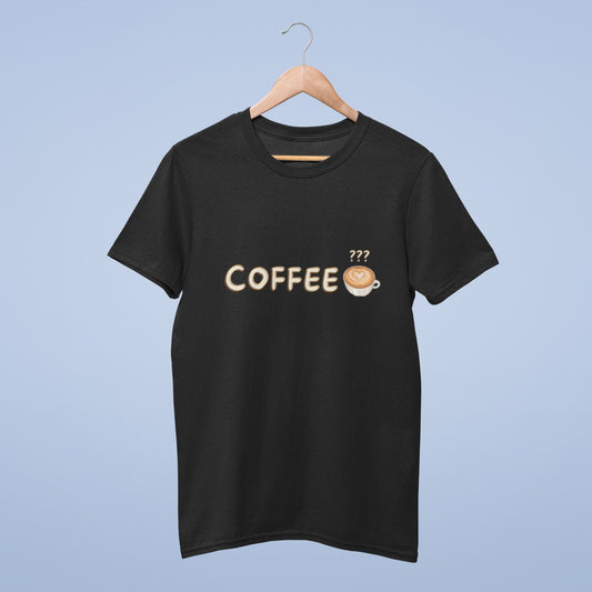 Confused coffee T-shirt from @Elysium_works7