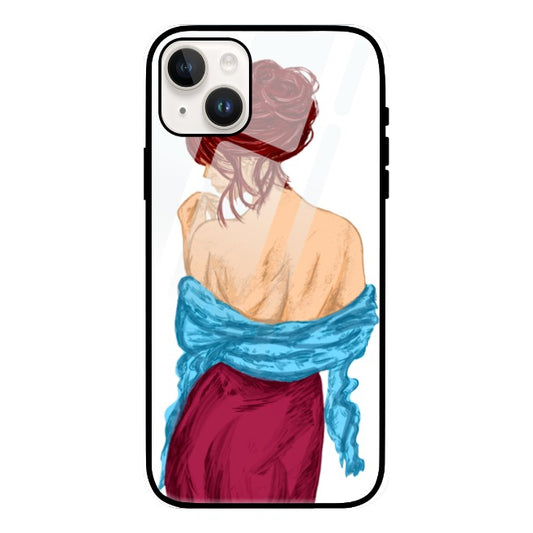 Graceful girl Glass Phone Case by @sun.solntse_