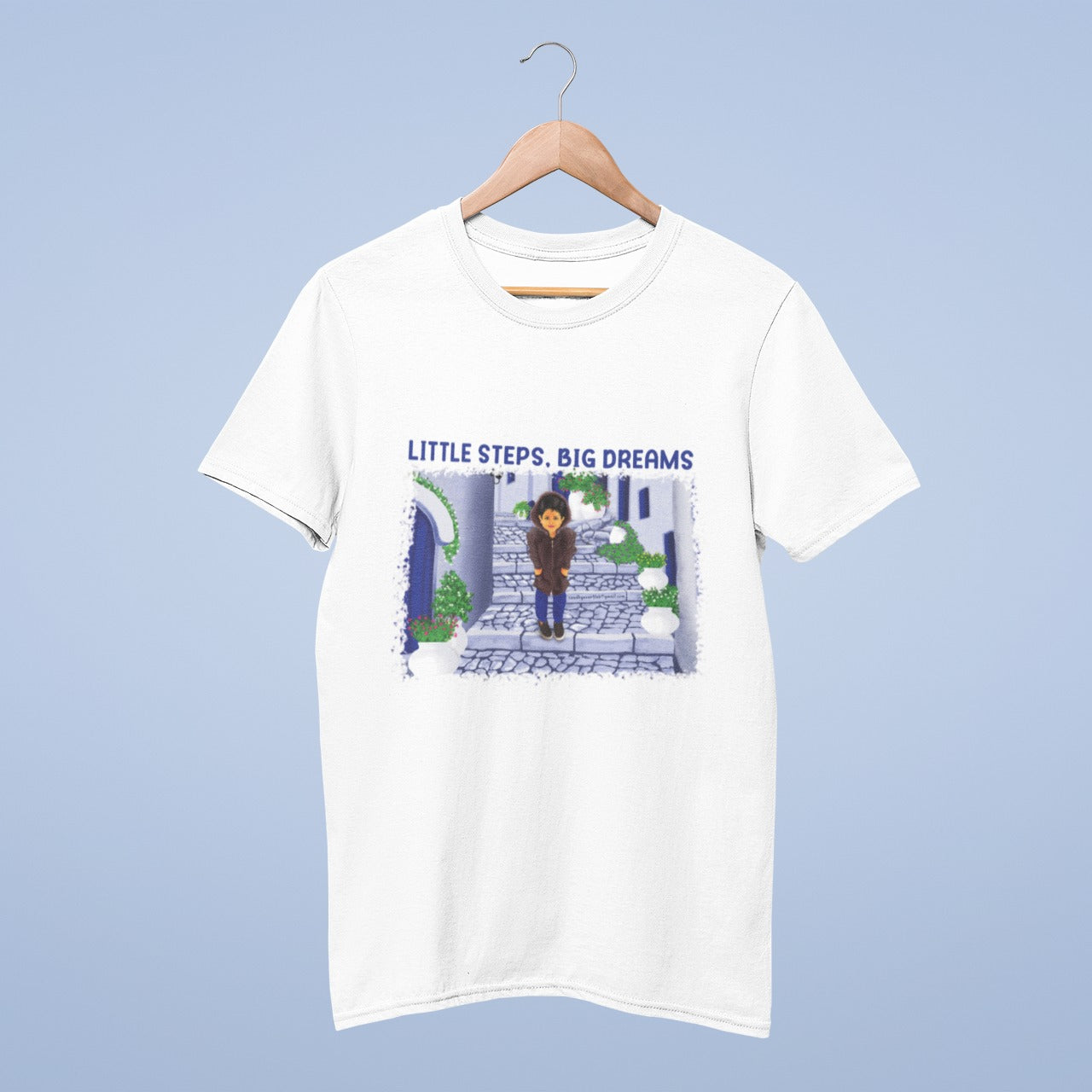 Little steps, big dreams T-shirt from @sandhya_s_artlab