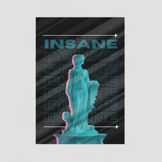Insane Graphic greek Metal Poster by @pa3print