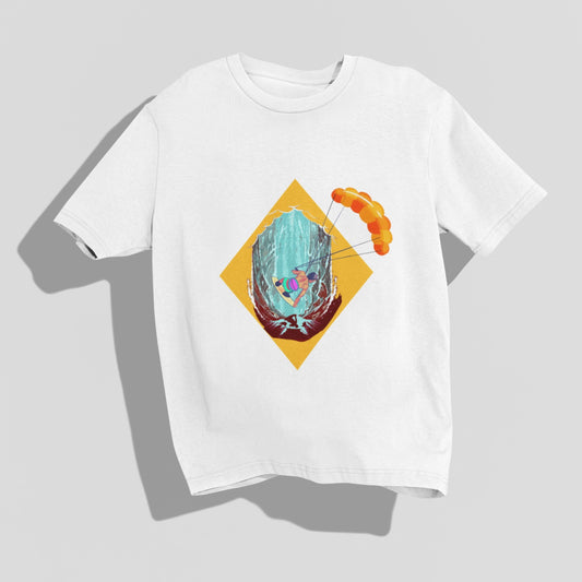 Surfing waterfalls Oversized T-shirt by @Bisky_t