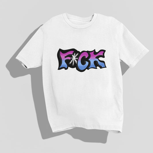 F*CK Oversized T-shirt by @this.panda.draws