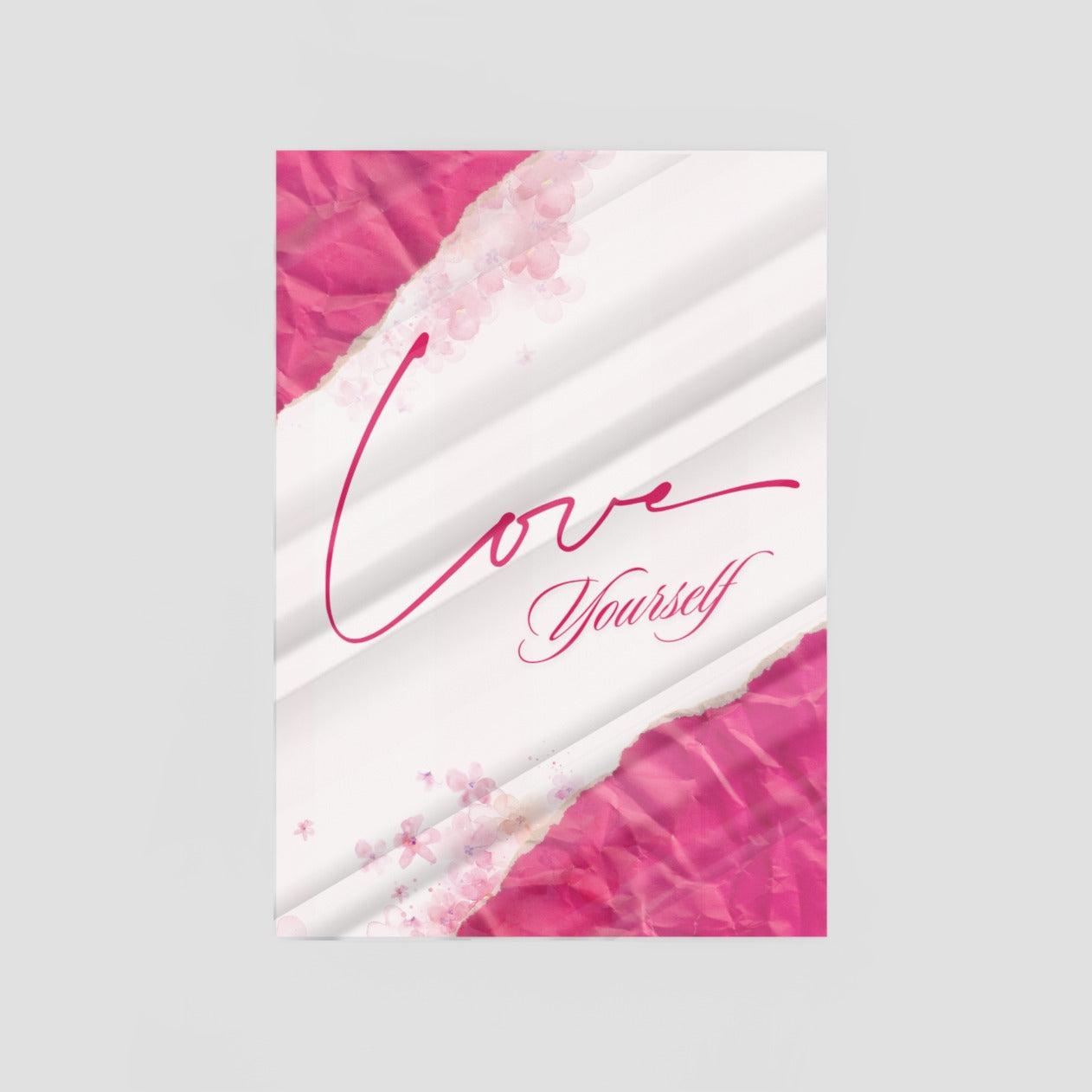 Love yourself Metal Poster by @dreams_6422