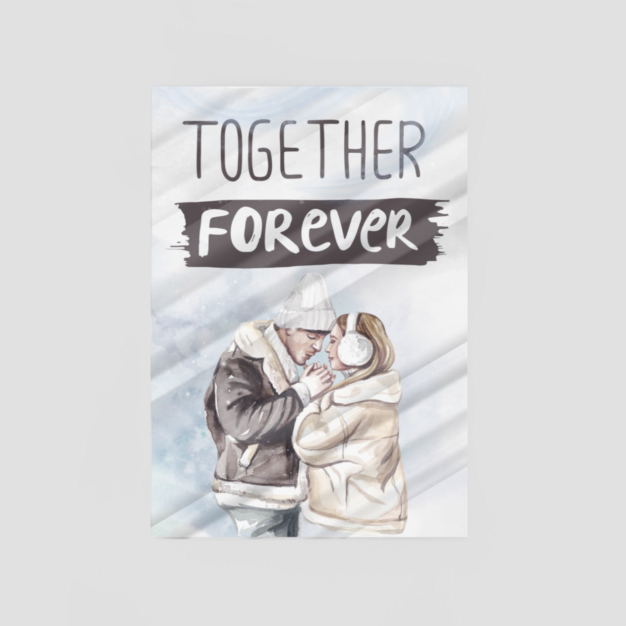 Together Forever Metal Poster by @dreams_6422