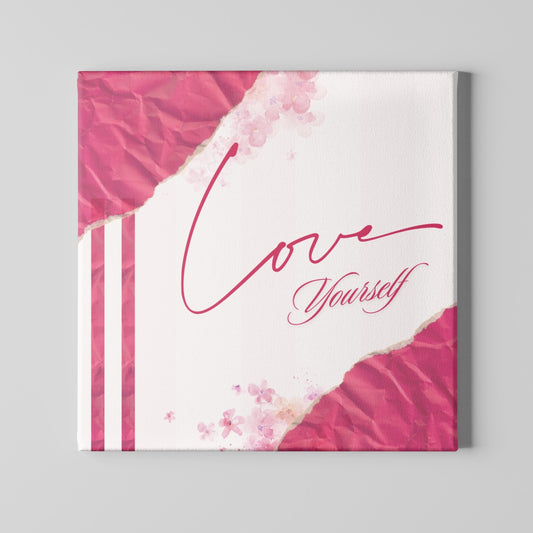 Love yourself Canvas Print by @dreams_6422