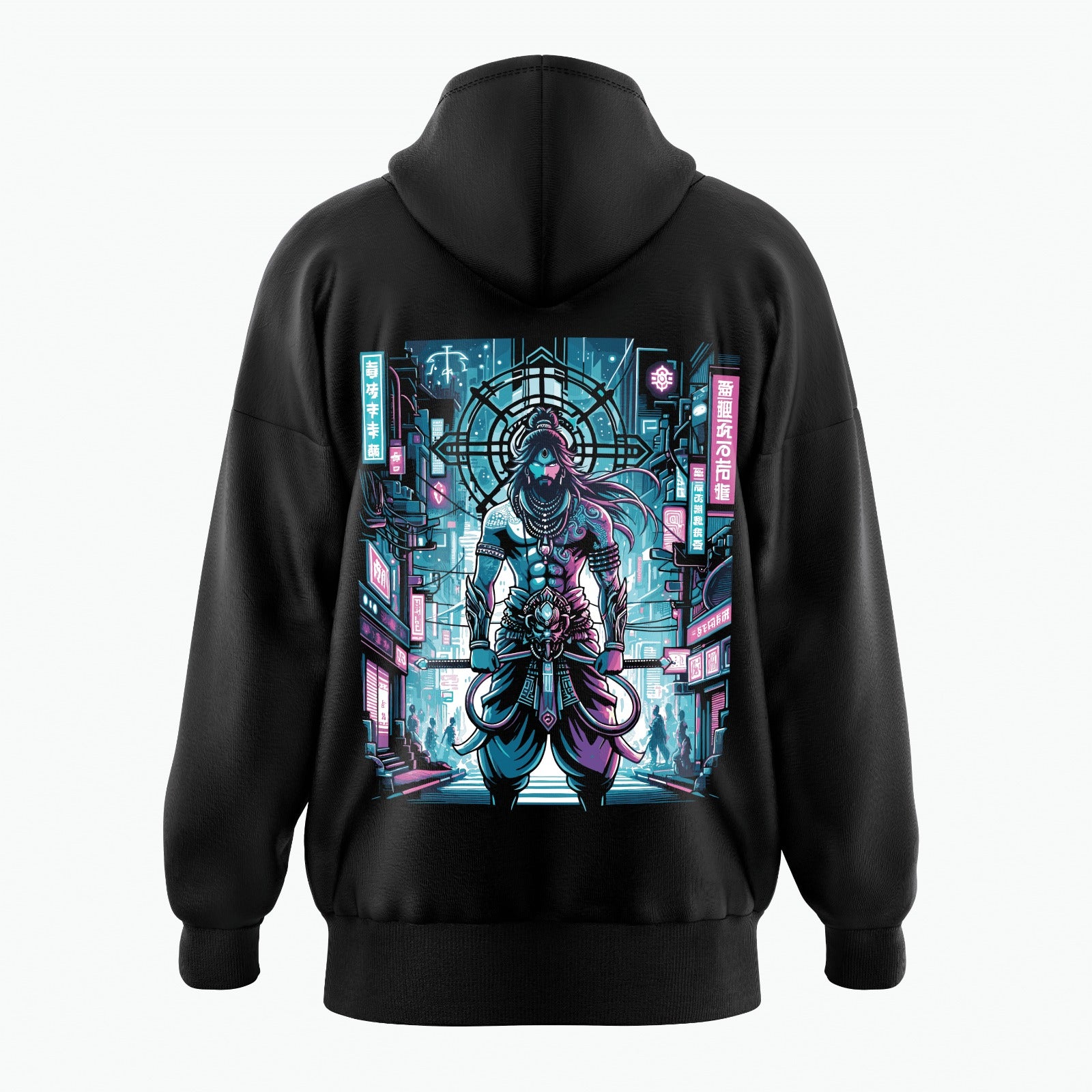 CyberPunk popular Hoodie Black L